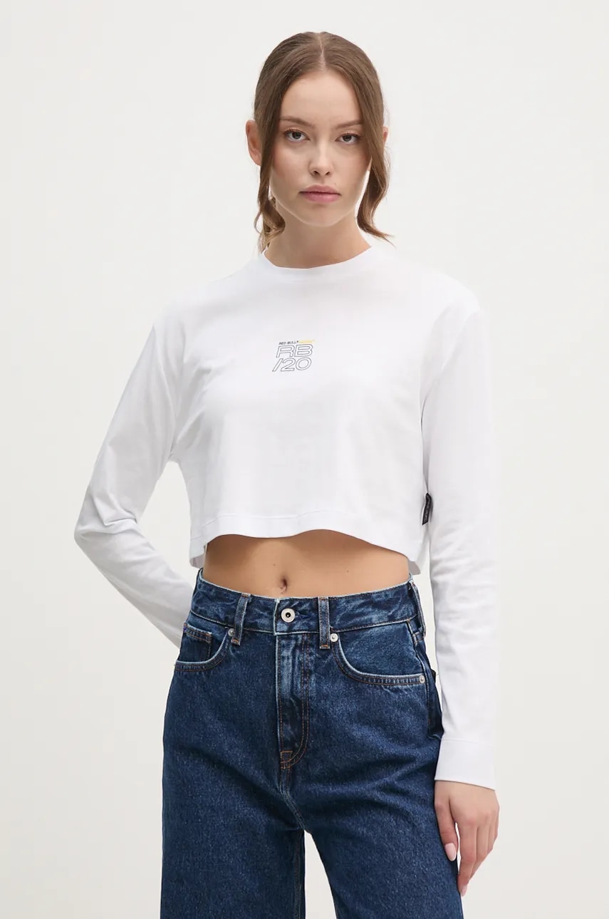 Red Bull Racing x Pepe Jeans  Bavlněné tričko s dlouhým rukávem