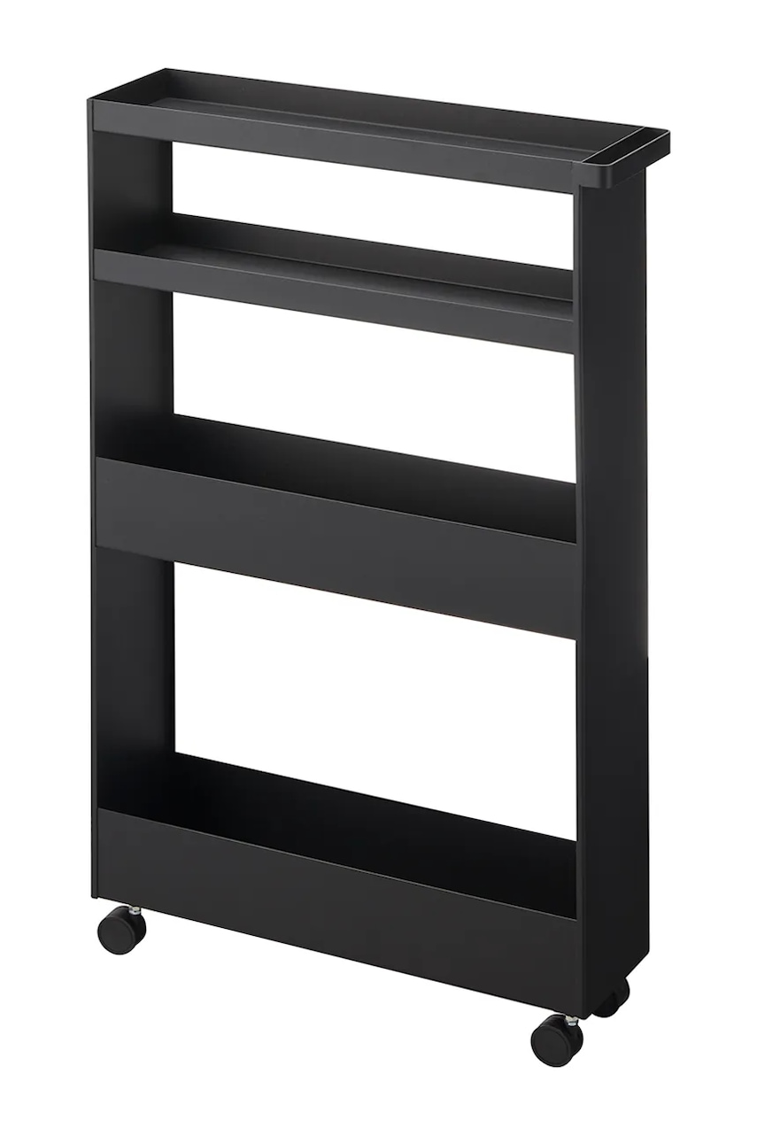 Regál na kolečkách Yamazaki Tower Slim 13 x 48 x 80.5 cm