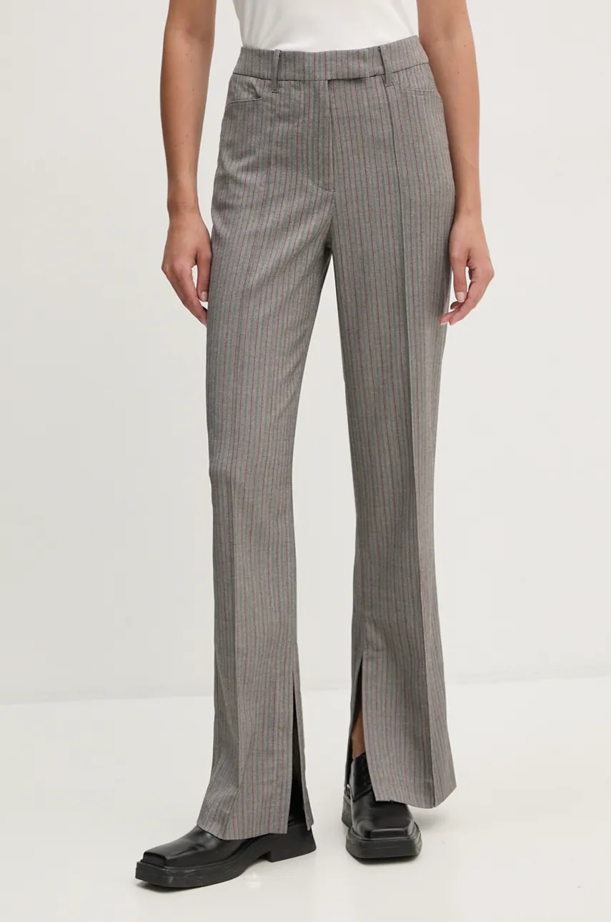 Remain  Kalhoty  Herringbone Slim Pants