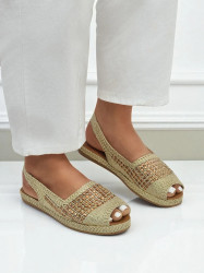 Resti Women's espadrille sandals with rhinestones Belle Sparkle
