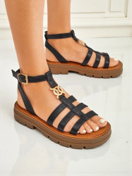 Resti Women's Roman Sandals Golden Livia