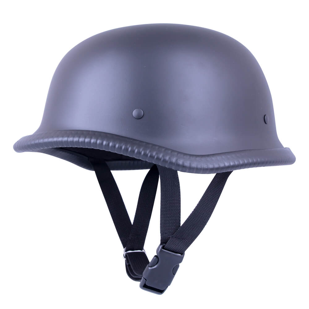 Retro otevřená moto helma Sodager DH-001  S (55-56)  matně černá
