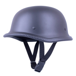 Retro otevřená moto helma Sodager DH-001  S (55-56)  matně černá