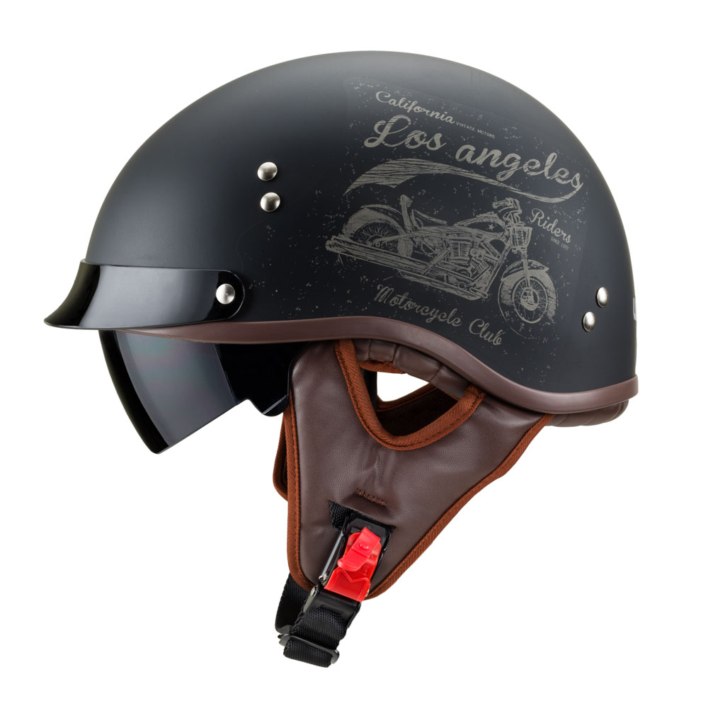 Retro přilba W-TEC Longroad Los Angeles XS (53-54)