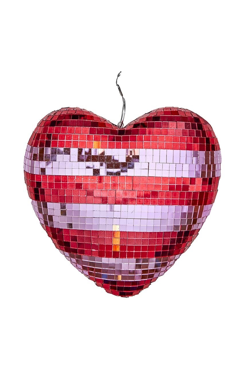 Rice  Vánoční dekorace  Large Heart Disco Ball