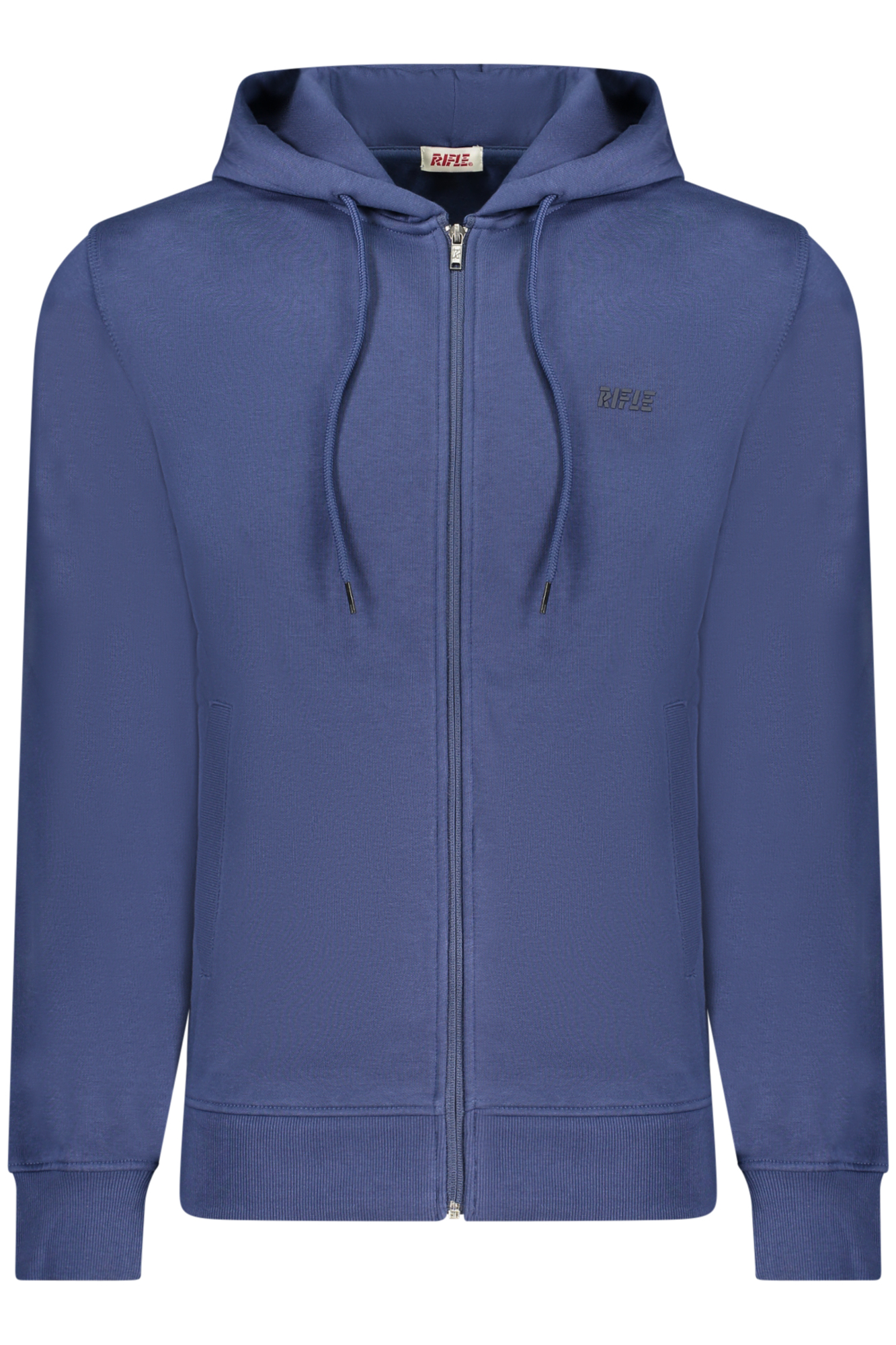 RIFLE MEN'S BLUE ZIP-UP SWEATSHIRT