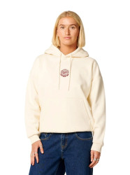 Rip curl dámská mikina Icons Of Surf Relaxed Bone / Dark Plum | Béžová | Velikost S