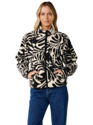 Rip curl dámská mikina Party Pack Polar Allover Zt Black / White | Černá | Velikost S