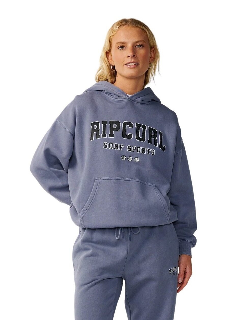 Rip curl dámská mikina Varsity Sports O/S Blue Grey | Modrá | Velikost S