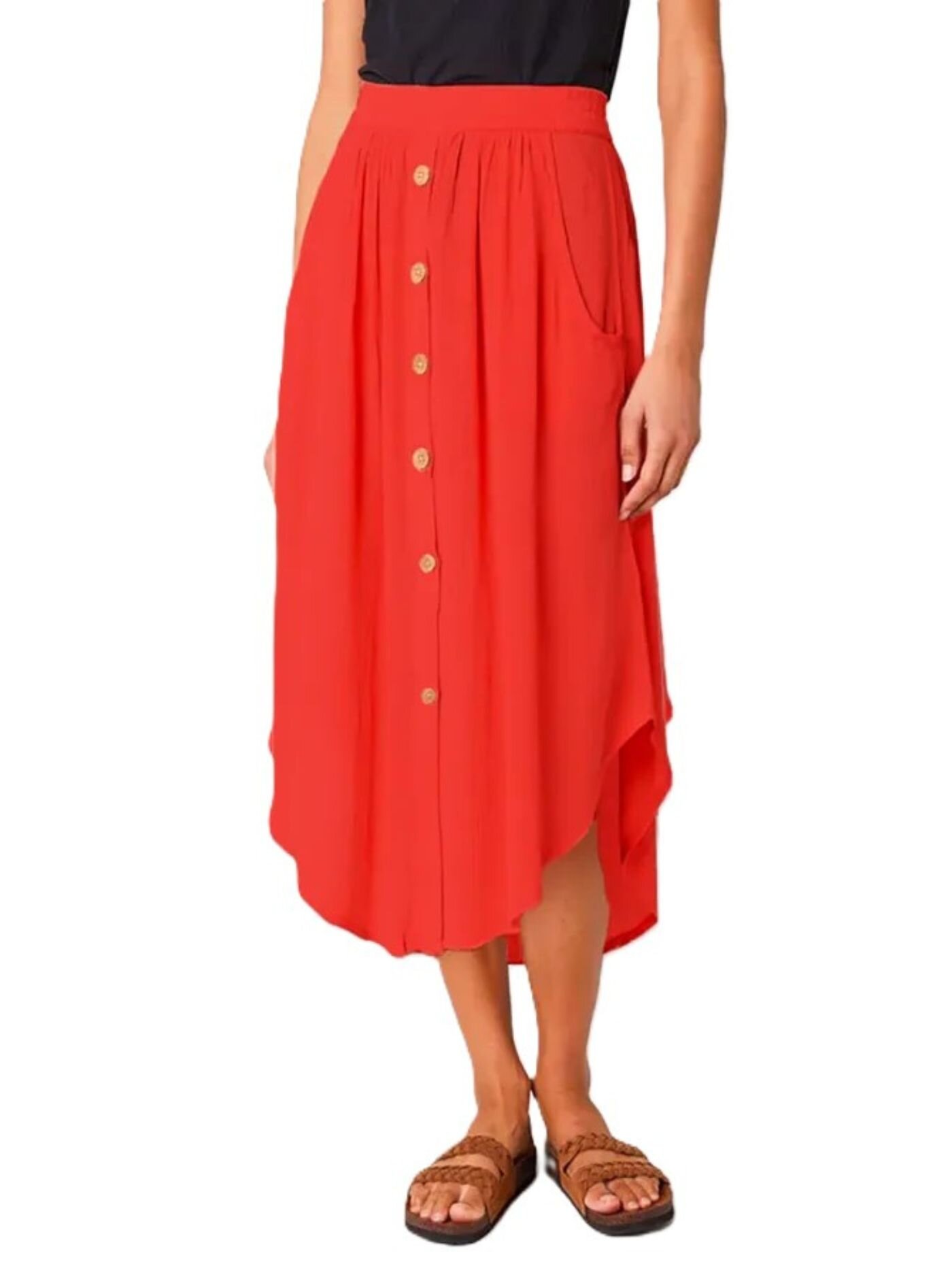 Rip curl dámská sukně Classic Surf Hibiscus Red | Červená | Velikost M