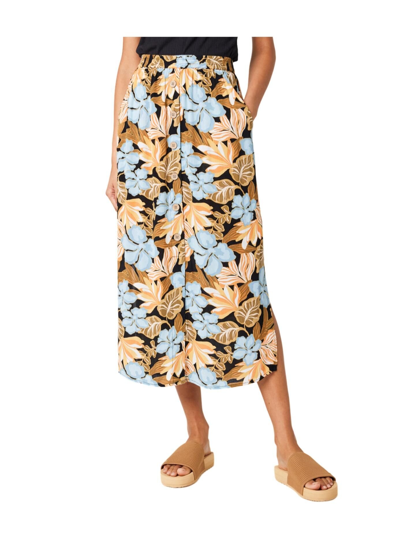 Rip curl dámská sukně Follow The Sun Black | Černá | Velikost L