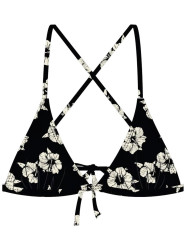 Rip curl dámské plavky Party Wave Xback Tri Black / White | Černá | Velikost XS