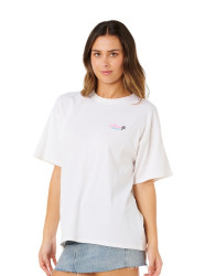 Rip curl dámské tričko Aloha Heritage Bone | Bílá | Velikost XS | 100% bavlna