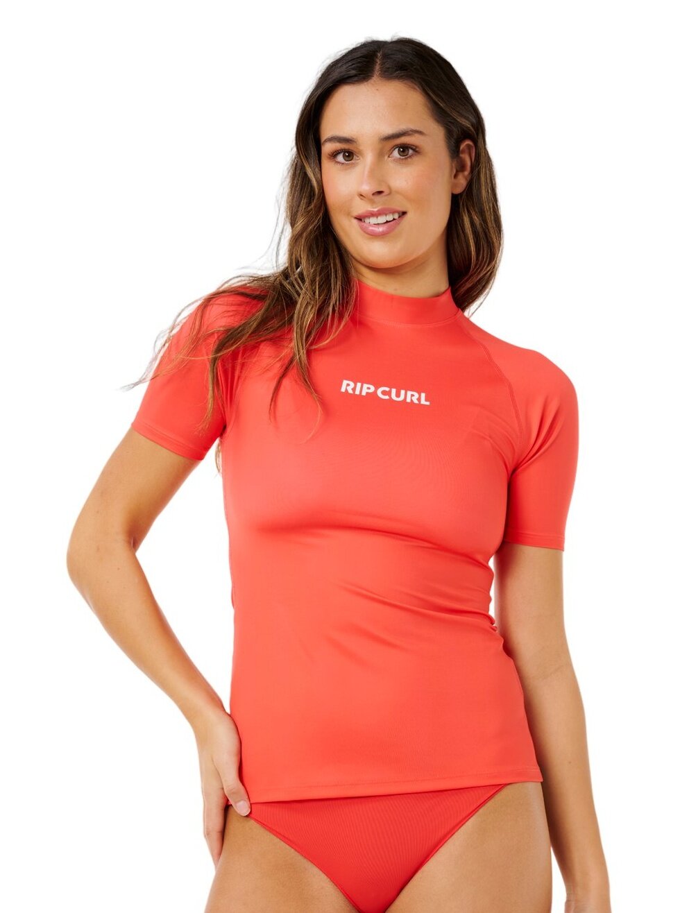 Rip curl dámské tričko na surf Classic Surf Ss Upf Rashguard Red | Červená | Velikost S