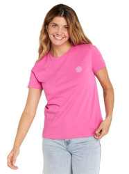 Rip curl dámské tričko Re-Entry Crew Hot Pink | Růžová | Velikost XS | 100% bavlna