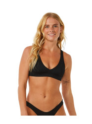 Rip curl dámský horní díl plavek Dreams Adjustable Halter Black | Černá | Velikost L