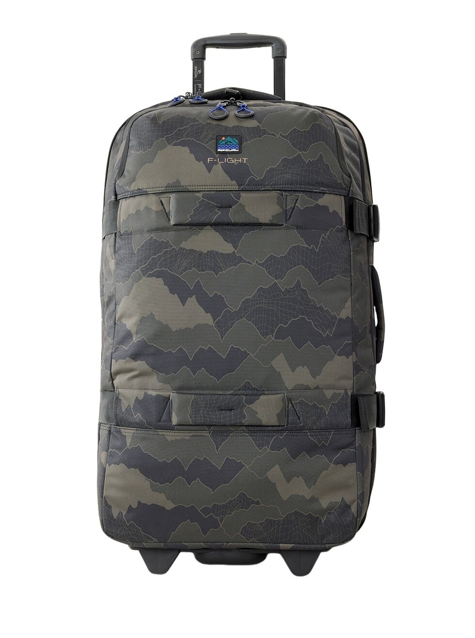 Rip curl kufr F-Light Global Search Cam Black / Olive 100 L | Černá | Objem 100 L