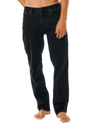 Rip curl pánské kalhoty Classic Surf Denim Washed Black | Černá | Velikost 38
