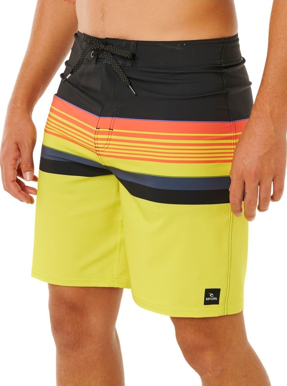 Rip curl pánské plavky Mirage Day Breaker 19 Neon Lime | Černá | Velikost 32