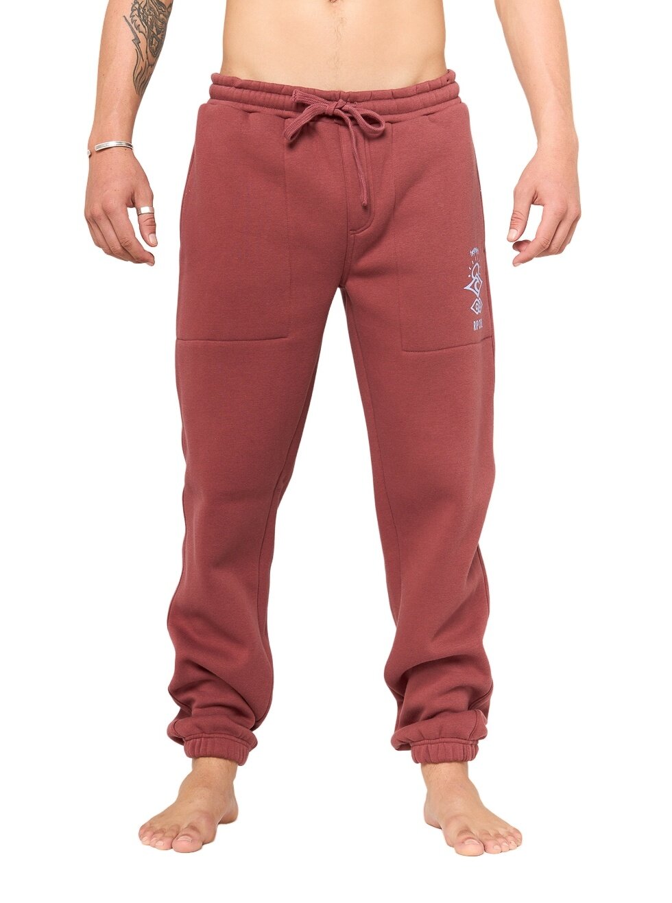 Rip curl pánské tepláky Icons Of Surf Apple Butter | Červená | Velikost M