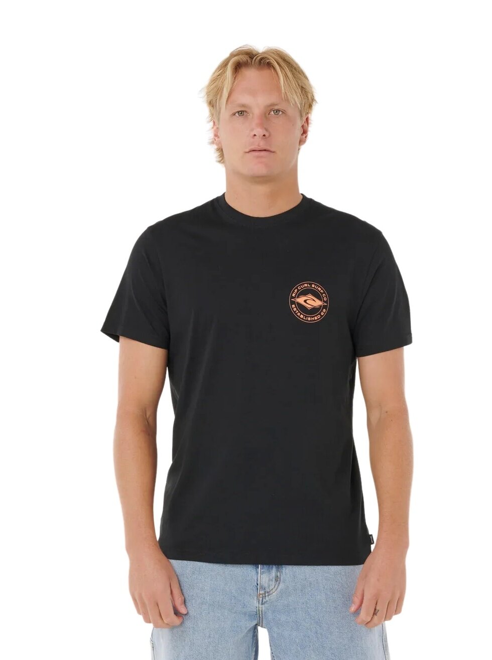 Rip curl pánské tričko Staple Black | Černá | Velikost M