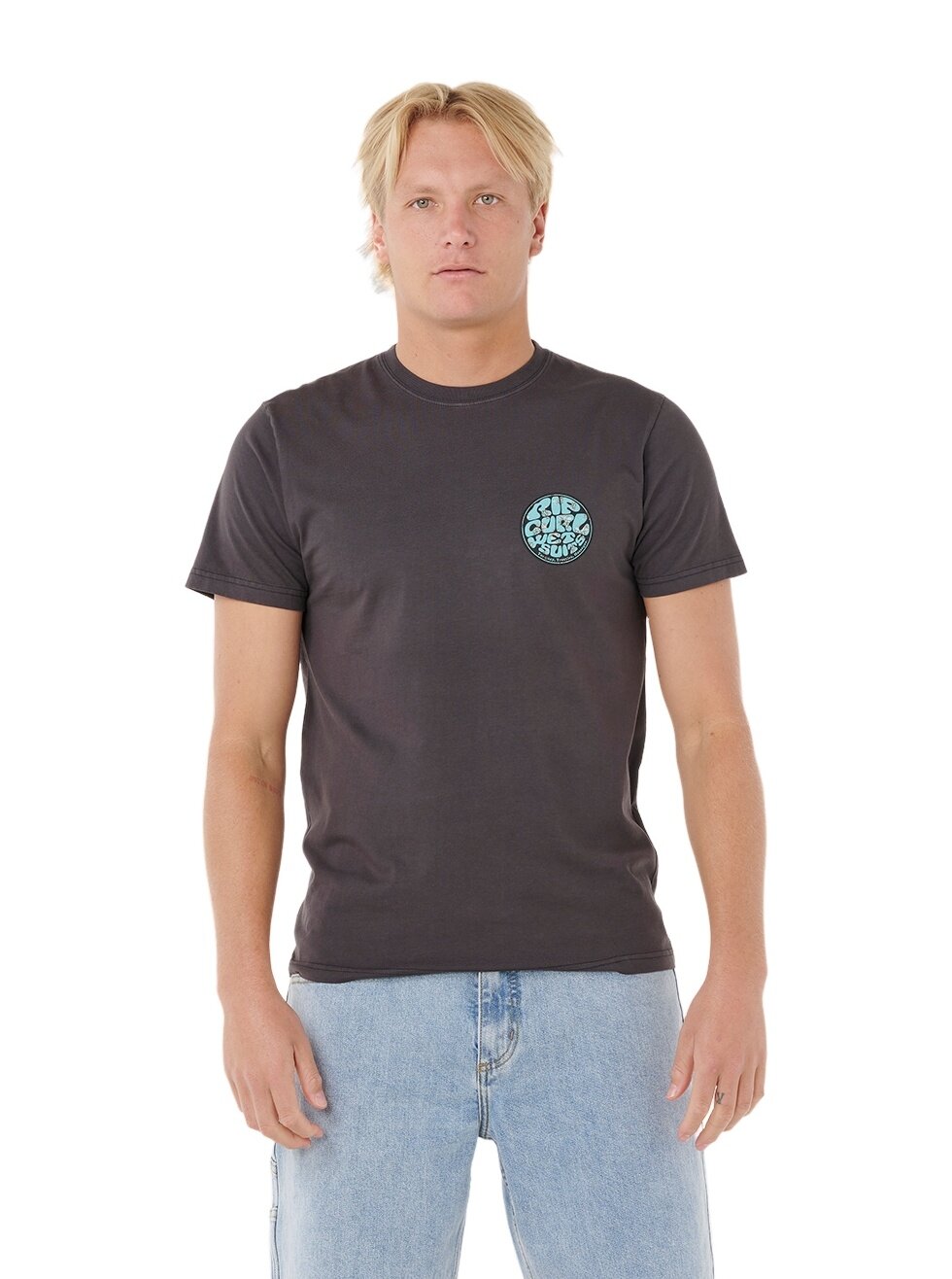 Rip curl pánské tričko Wettie Passage Icon Phantom | Šedá | Velikost M