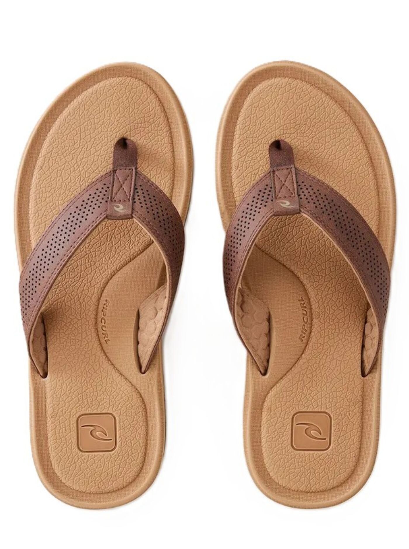 Rip curl pánské žabky Chiba Bloom Brown / Tan | Hnědá | Velikost 46 EU