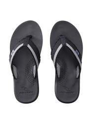 Rip curl pánské žabky Reactor Black | Černá | Velikost 43 EU
