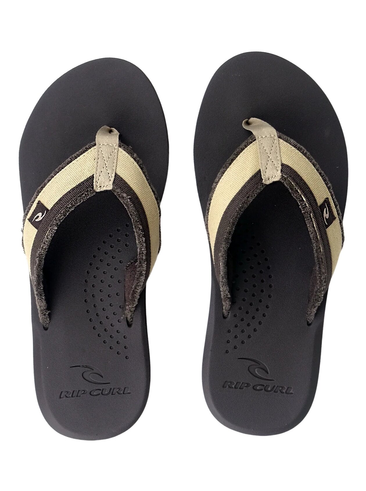 Rip curl pánské žabky Reactor Dark Brown | Hnědá | Velikost 45 EU