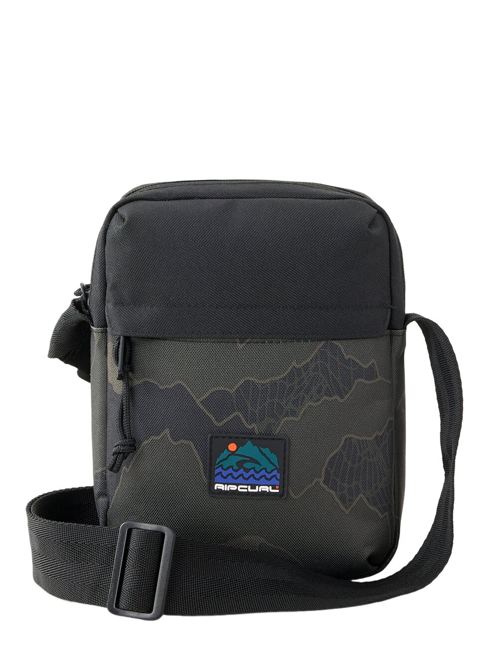 Rip curl taška No Idea Pouch Search Camo Black/Olive | Černá | Velikost One Size