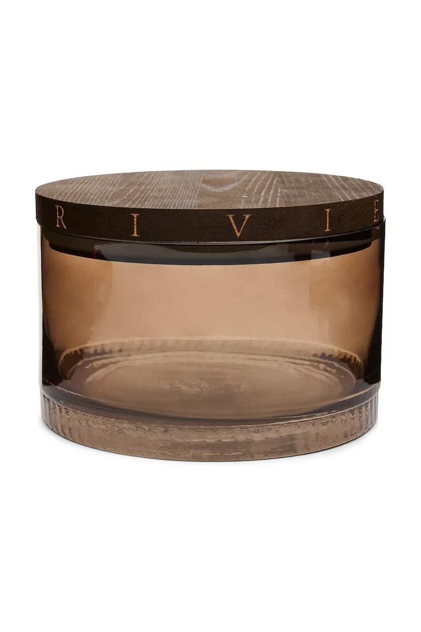 Riviera Maison  box na skladování z barevného skla 14 cm