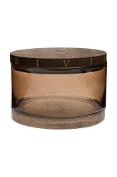 Riviera Maison  box na skladování z barevného skla 14 cm