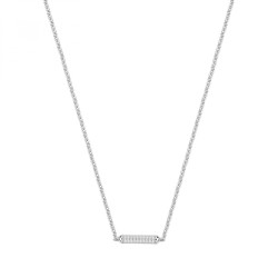 Rosato Stříbrný náhrdelník s kubickými zirkony Bianca RZBI56