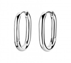 Rosefield Luxusní oválné náušnice z oceli Essentials JTHCS-J423/JEOLS-J568/JEOSS-J570 2,5 x 1,6 cm