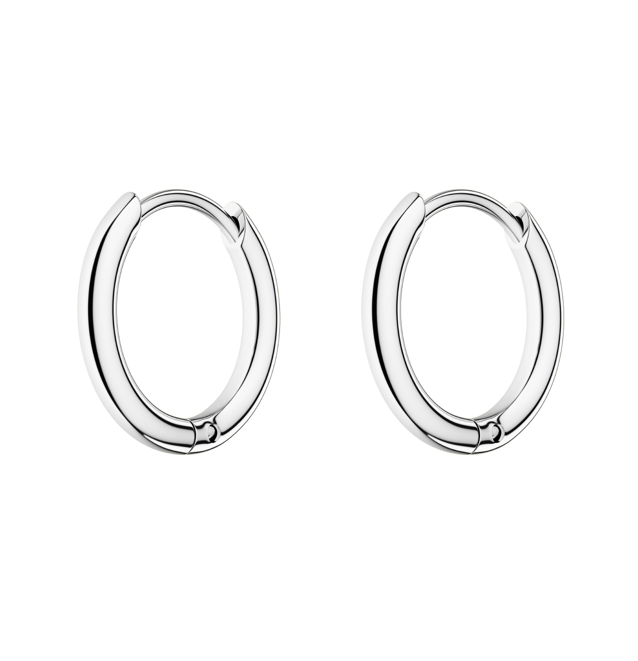 Rosefield Minimalistické ocelové náušnice kruhy Essentials JESHS-J582