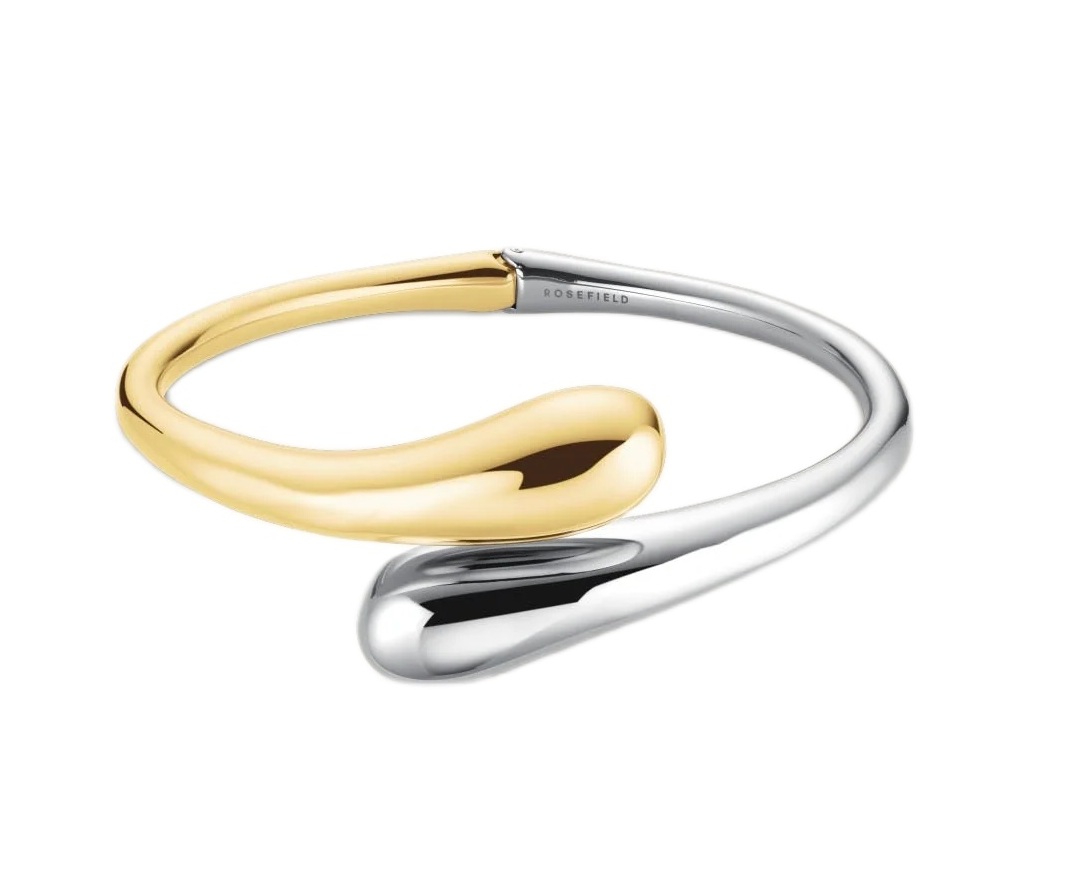 Rosefield Moderní pevný bicolor náramek Dome JBDCD-J1219