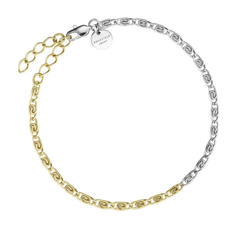 Rosefield Slušivý bicolor náramek z oceli JBDSG-J706