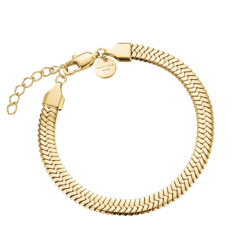 Rosefield Výrazný pozlacený náramek Hádek JBLSG-J1189