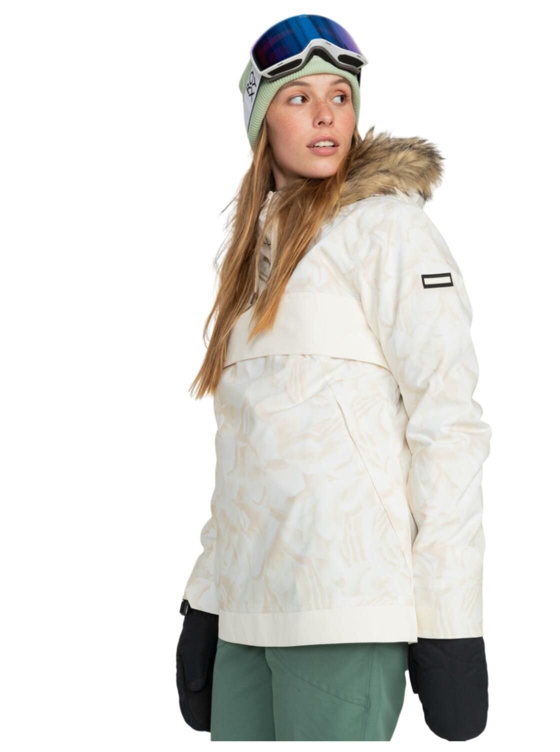 Roxy dámská zimní bunda Shelter Egret Glow | Černá | Velikost M