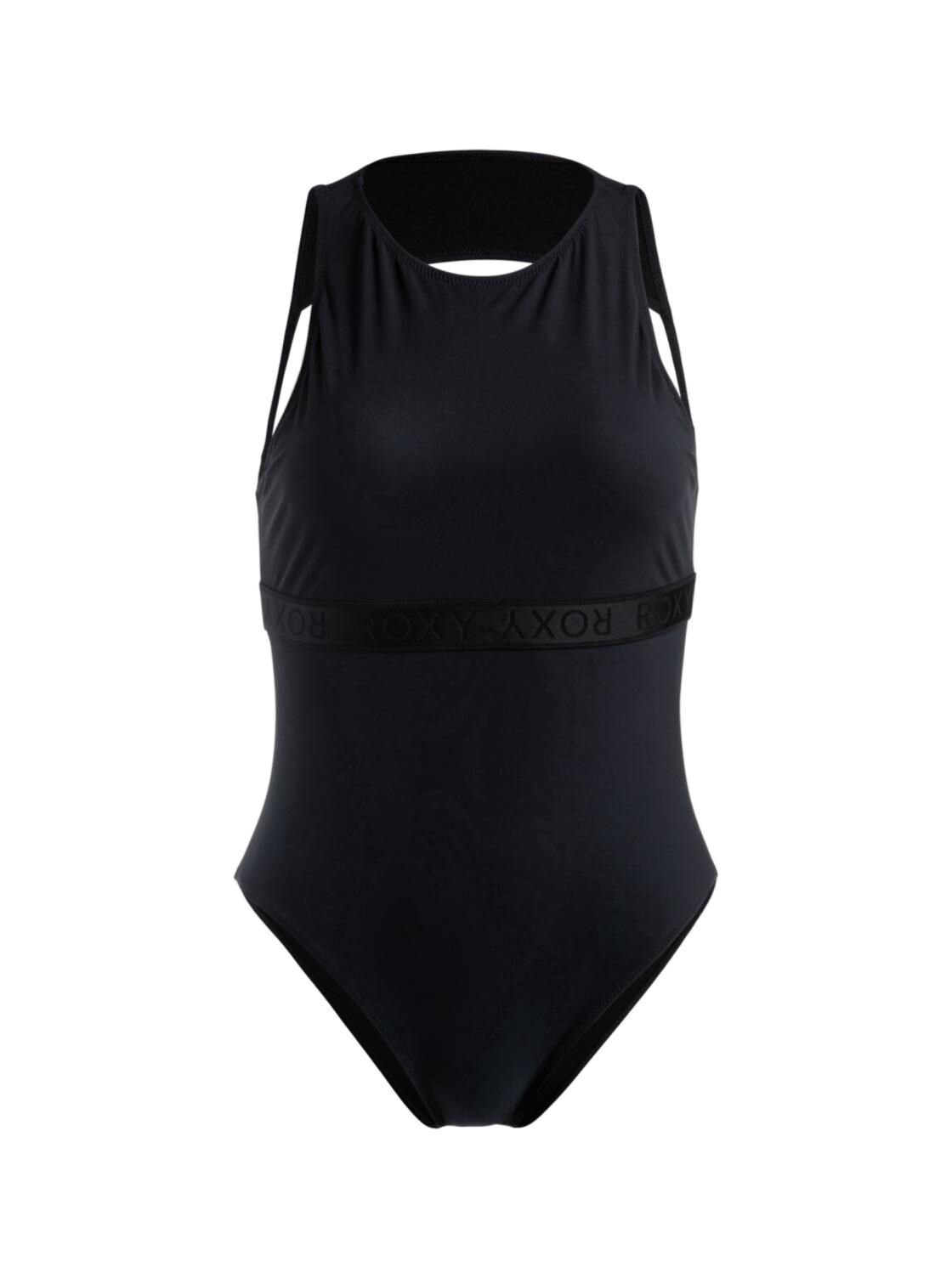 Roxy dámské jednodílné plavky Active Anthracite | Černá | Velikost XS