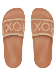 Roxy dámské pantofle Slippy Knit Wheat/Turkish Coffee | Hnědá | Velikost 10 US