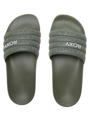 Roxy dámské pantofle Slippy WP Army Green | Zelená | Velikost 9 US
