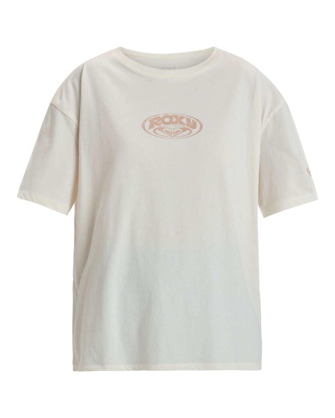 Roxy dámské tričko Sandunder Egret | Písková | Velikost S | 100% bavlna