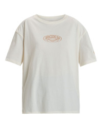 Roxy dámské tričko Sandunder Egret | Písková | Velikost S | 100% bavlna