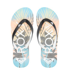 Roxy dámské žabky Tahiti VII Black Print | Černá | Velikost 7 US