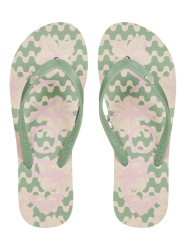 Roxy dámské žabky Tahiti VII Green / Pink | Zelená | Velikost 8 US