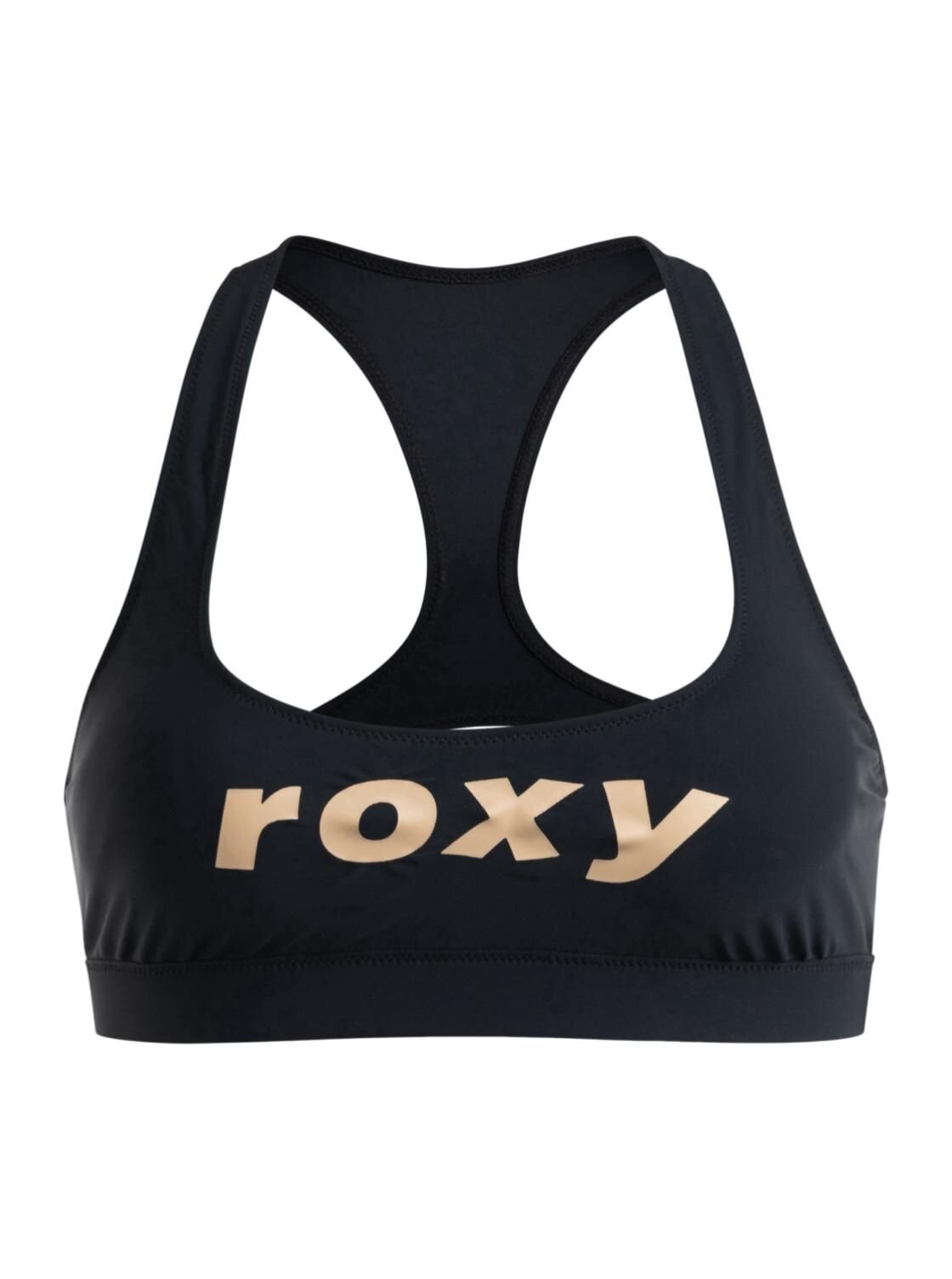 Roxy dámský horní díl plavek Active Top Anthracite | Černá | Velikost XL