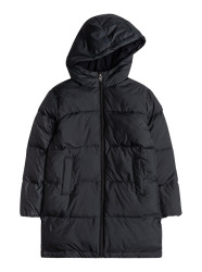 Roxy dětská bunda Glory Box Anthracite | Černá | Velikost 16 r.