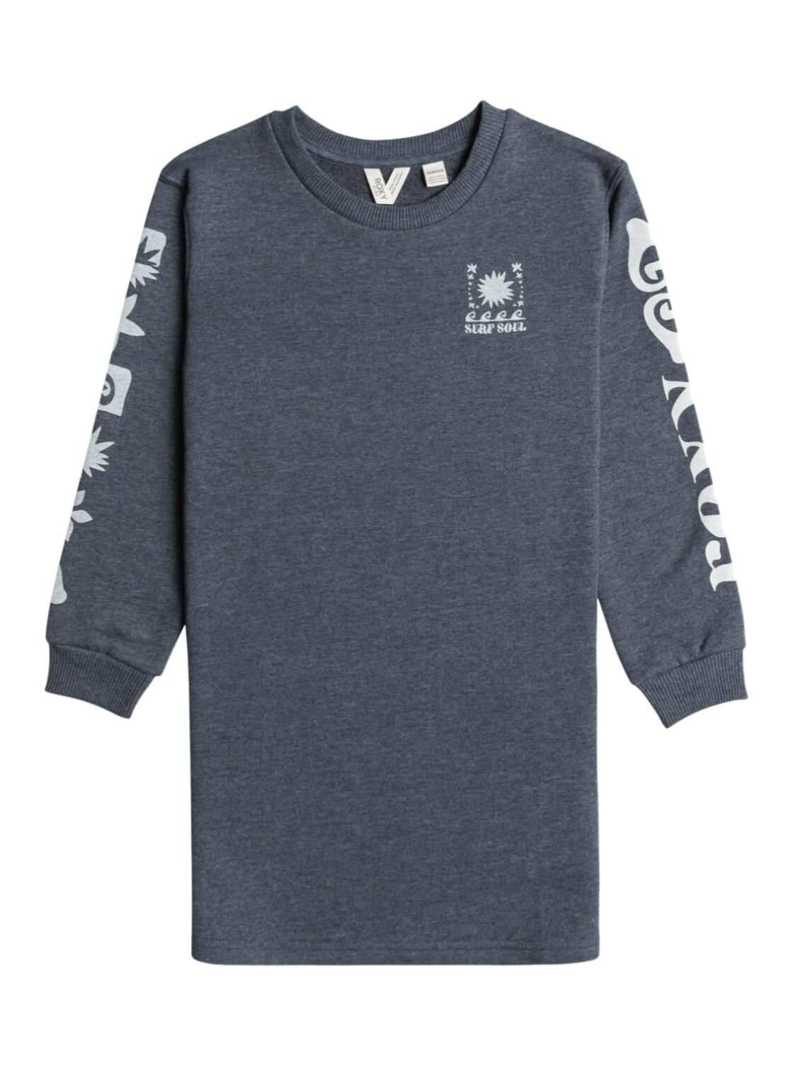 Roxy dětská mikina Kiss From A Rose Mood Indigo | Modrá | Velikost 14 r.