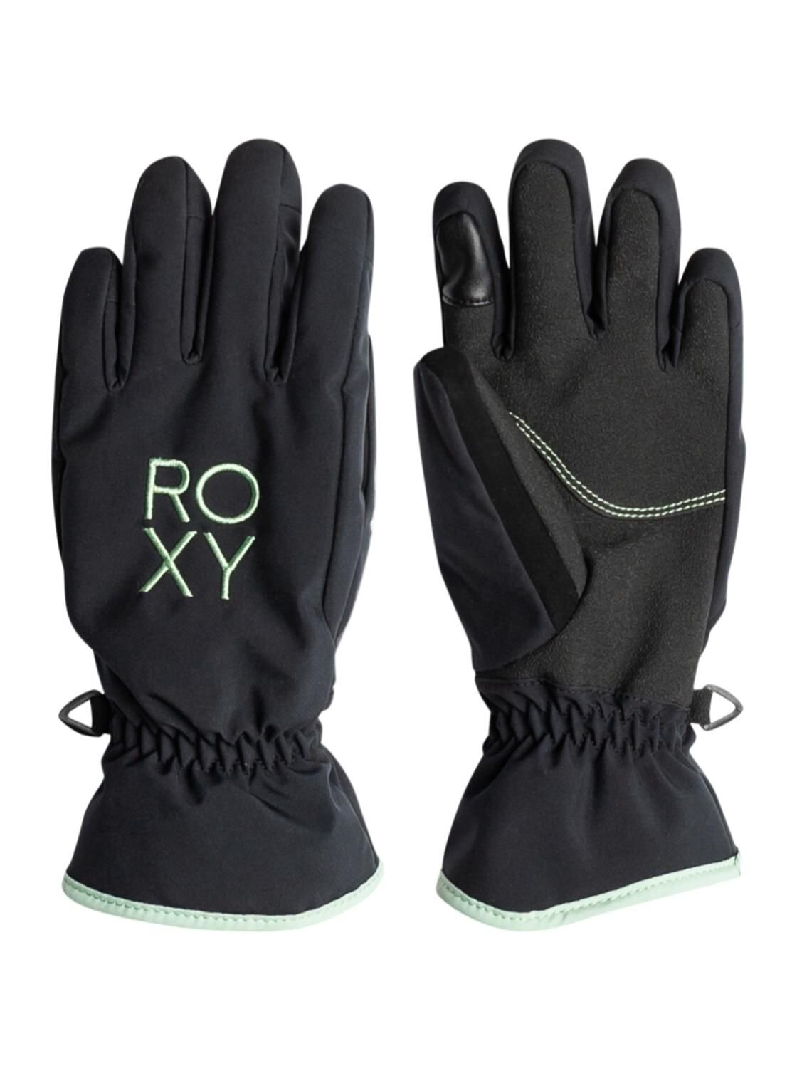 Roxy dětské zimní rukavice Freshfield Girl Glov True Black | Černá | Velikost S